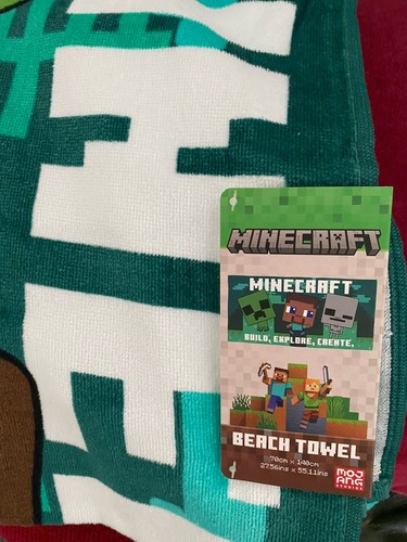 Minecraft beach towel - beach,