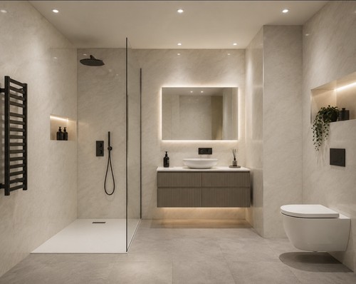 Shower panels media wall - panels,