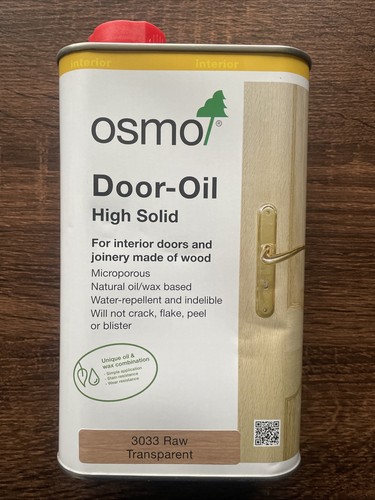 Osmo door oil - raw, transparent