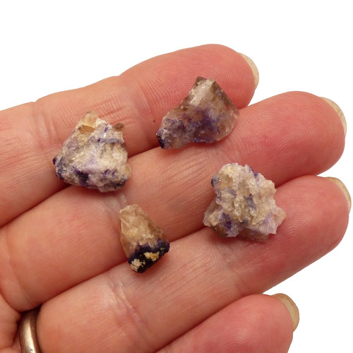 Blue john fluorite - blue, crystal