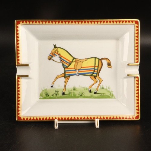 Hermes ashtray horse - hermes, yellow