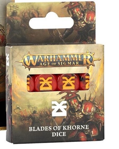 Blades khorne dice set - set, –