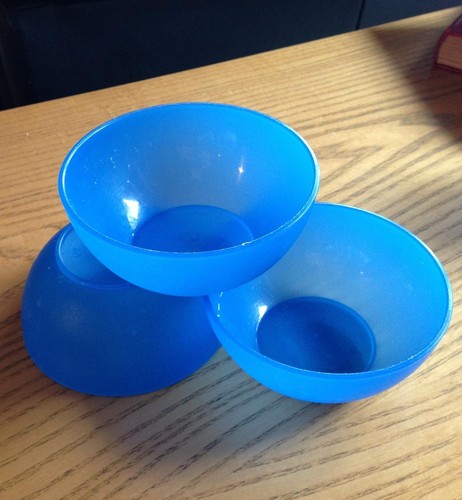 Set small blue bowls - set,