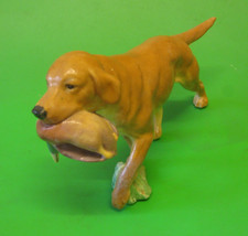Vintage Royal Worcester Doris Lindner Dog Figure - LABRADOR RETRIEVER 3312