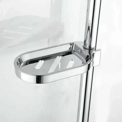 Silver soap dish for shower - soap,