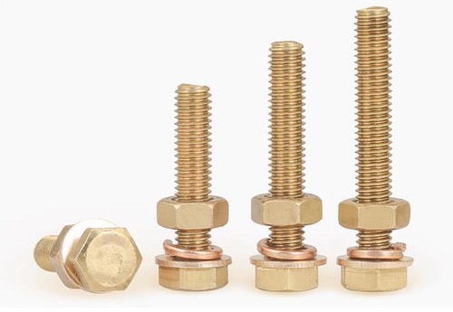 Brass hex bolts - hex,