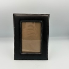 Brown Faux Leather Photo Frame