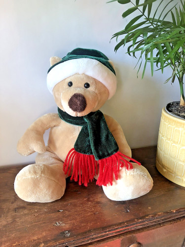 Christmas teddy bear - teddy,