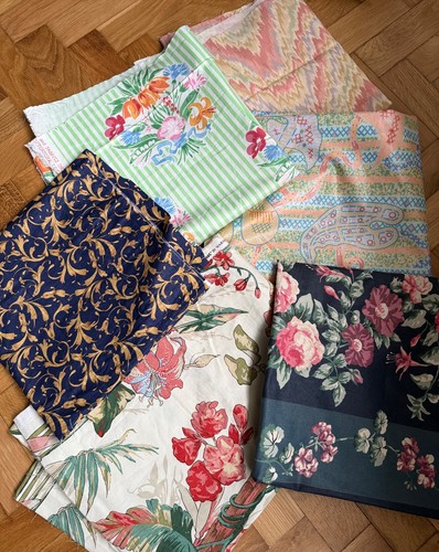 1970s 1980s cotton fabric - 1970s/1980s,