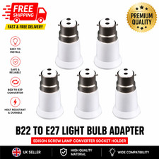 B22 to E27 Light Bulb Adapter