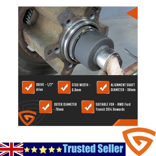 Rear hub nut - nut, rwd