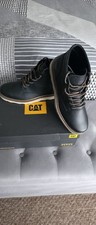 MENS CAT NARRATE BLACK LEATHER