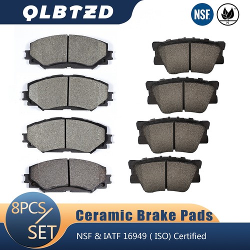 Front rear ceramic brake pads - front,