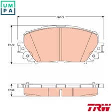 BRAKE PAD SET DISC BRAKE