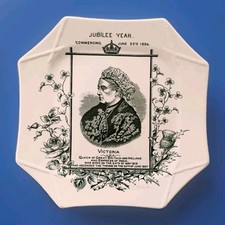 Antique Nestle & Huntsman Commemorative Plate Queen Victoria Jubilee Year 1886