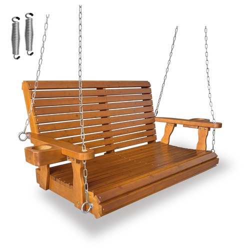4ft wooden porch swing seat - wooden,