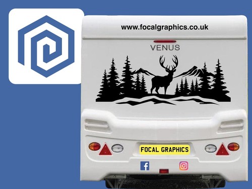 Large mountain forrest deer - mountain,