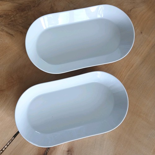 Ikea white oval serving - 2,