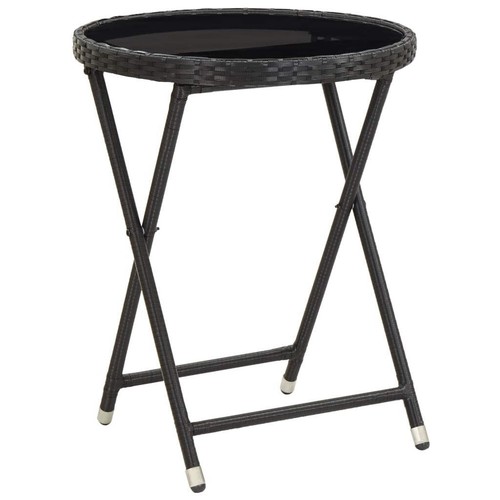 Tea table black poly - tea, 60