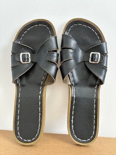 Salt water black leather - salt,