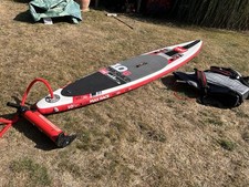 Red Paddle Co 10'6" Max Race inflatable stand-up paddle board With Pump And Bag