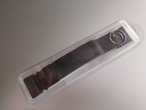 Stainless steel mesh strap - steel,