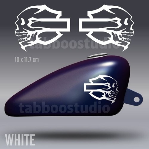 Harley skull stickers - skull,