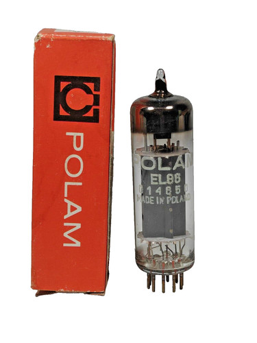 El86 6cw5 polam pentode tube - polam,