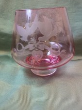Caithness glass pink vase bowl - caithness, vase/bowl