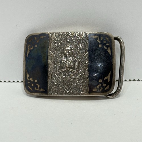 Sterling silver vintage buddha - sterling,