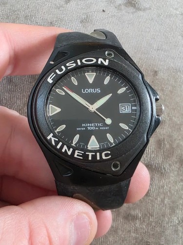 Lorus fusion kinetic watch