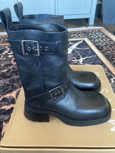 Miista renate black leather - miista,