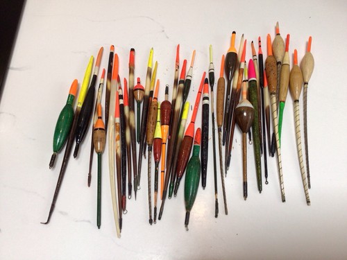 Mixed vintage floats quills - vintage,