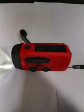 Wind Up Solar Radio, Torch, Survival Hand Crank Dynamo AM/FM -Used