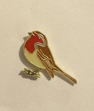 RSPB Robin Enamel Charity Pin