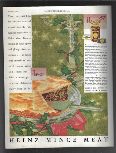 Heinz mince meat print - mince,