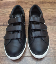 Converse - Men's Black Leather One Star 3 Strap Trainers. UK10. Used, Worn Once!