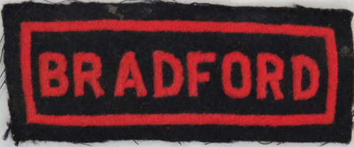 British arp cloth badge - british,