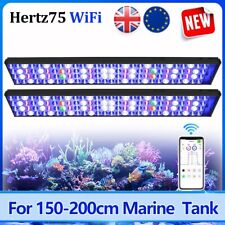 PopBloom H75 Marine Led Aquarium Lighting for Reef Coral 72" 180cm 6ft Fish Tank