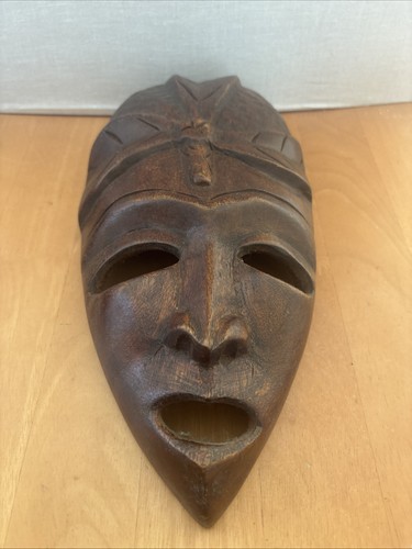 Wooden carved tribal - tribal, mask