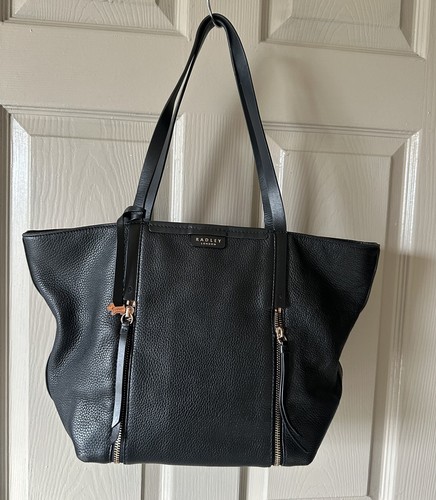 Black leather radley london - black,