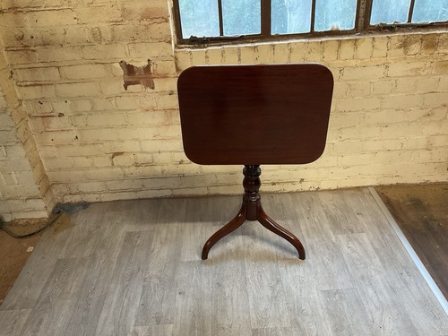 Antique georgian tilt top wine - georgian,