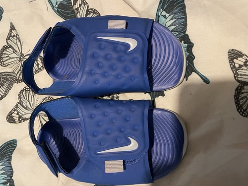 Blue nike sandels - nike, size