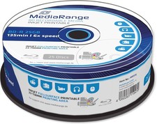 25 Mediarange Blu Ray 6x