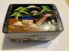 Vintage Japanese Black Lacquer