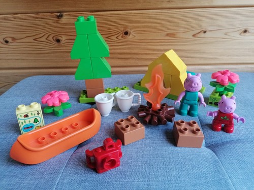Duplo peppa pig camping trip - peppa,
