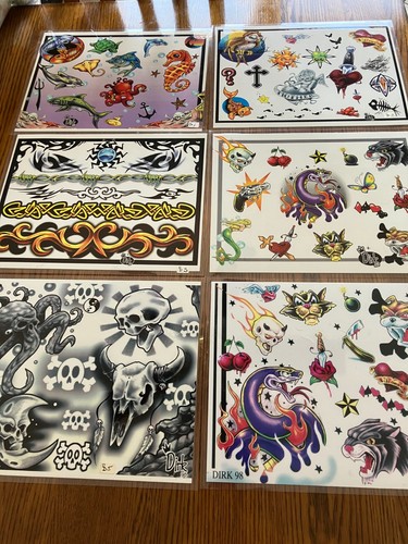 Tattoo flash sheets dirk - tattoo, 98