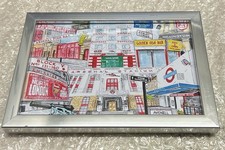 ARSENAL COLLAGE - LANDMARKS PAINTING FRAMED PRINT RUTHBECKART