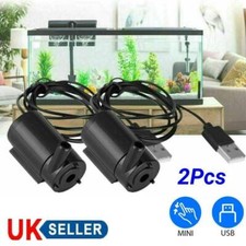 USB Plug 1M Cable Mute Small Water Pump Mini Submersible Pump 5V 1.0A Tools UK