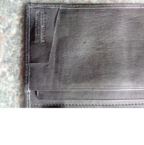 Debenhams black leather wallet - debenhams,